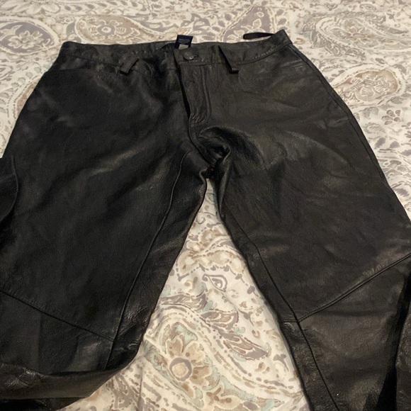 GAP vintage leather pants - Picture 2 of 6